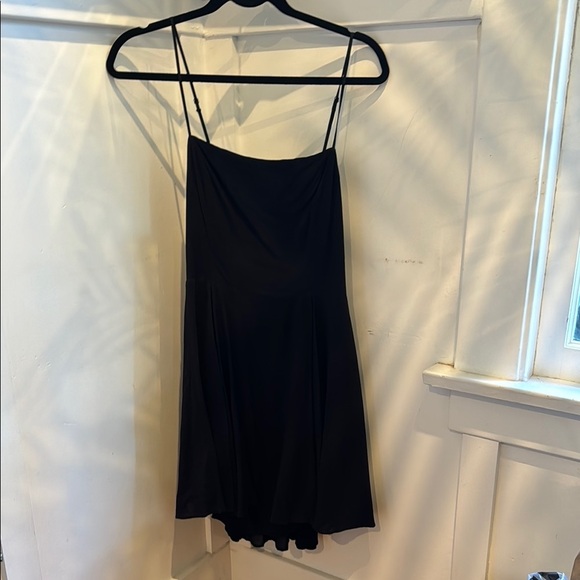 Elegant Silence + Noise Black Spaghetti Strap Dress, size Large - Picture 1 of 8